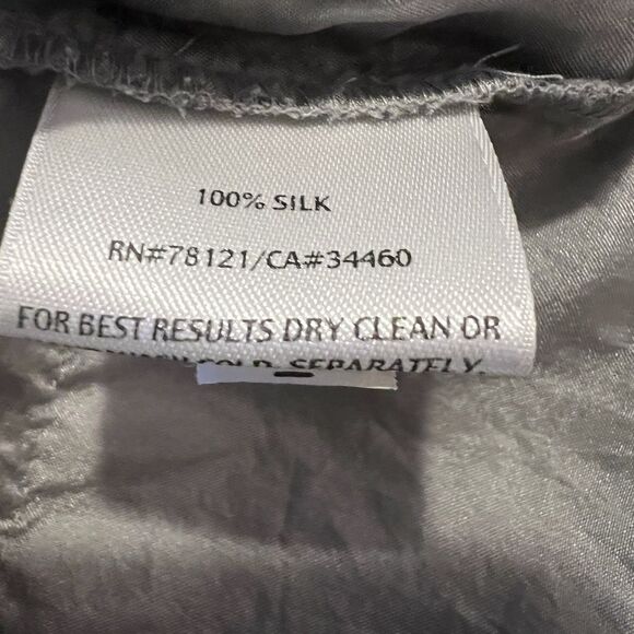 Eileen Fisher Women’s Top Medium 100% Silk Layered - Picture 4 of 6